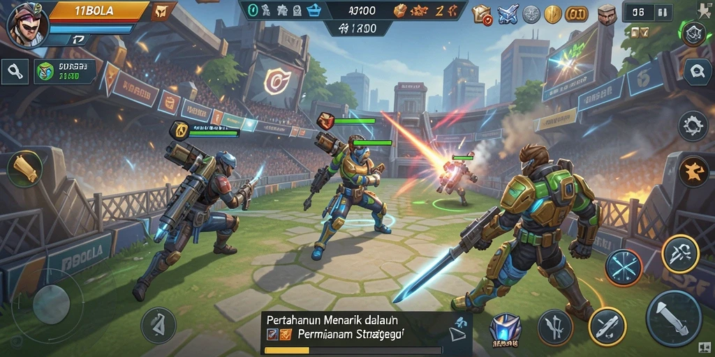 Gameplay 11BOLA yang menarik dan menantang dalam Tower Defense.