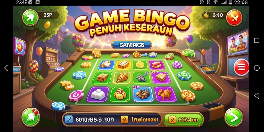 Tampilan gameplay Bingo yang mengasyikkan di 234E.