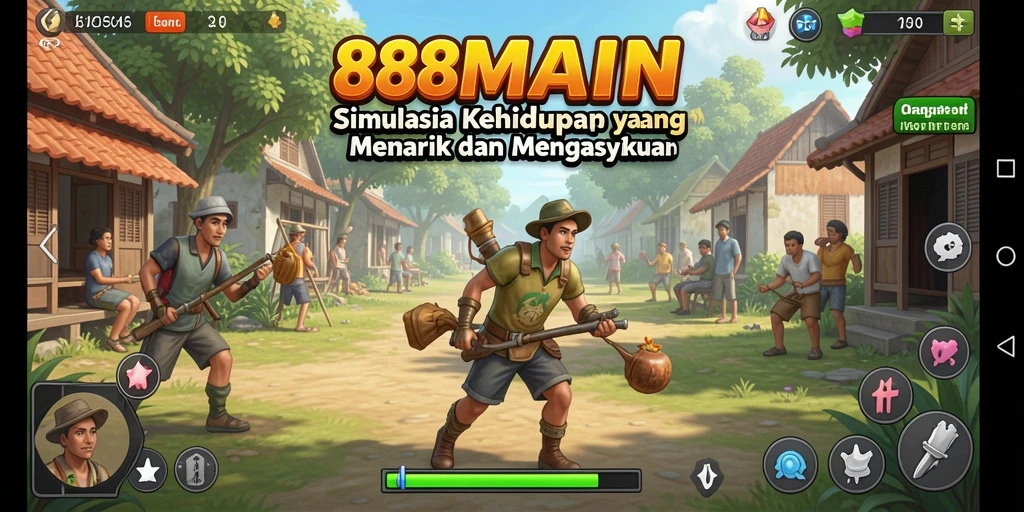 Tampilan gameplay 88MAIN yang menarik dan interaktif.