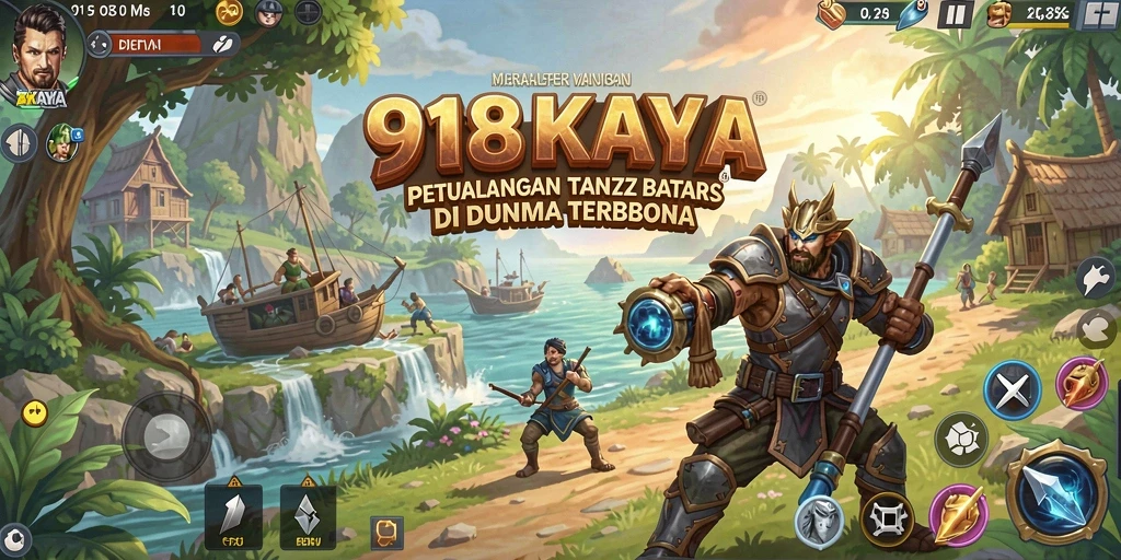 Tampilan gameplay 918KAYA menampilkan eksplorasi mendalam dunia terbuka.