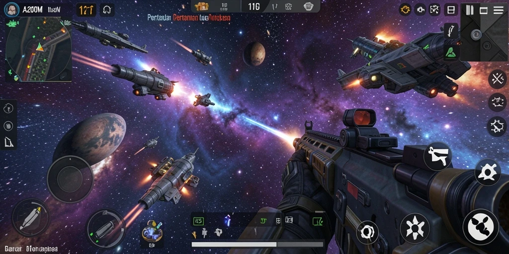 Tampilan gameplay A200M yang mengesankan dan mendebarkan.