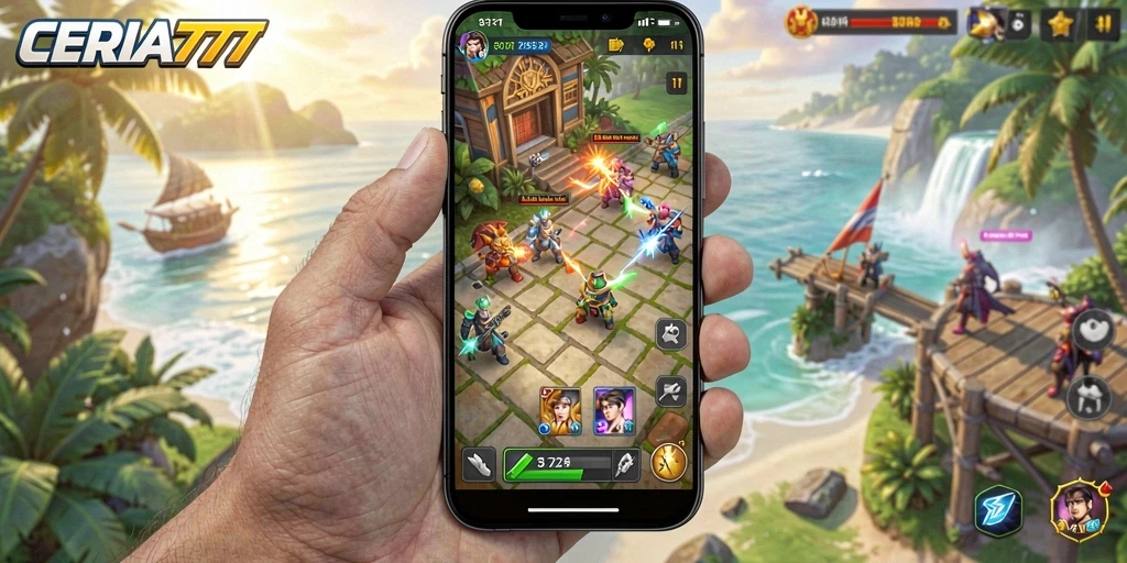 Tampilan gameplay CERIA777 yang menarik dan interaktif.