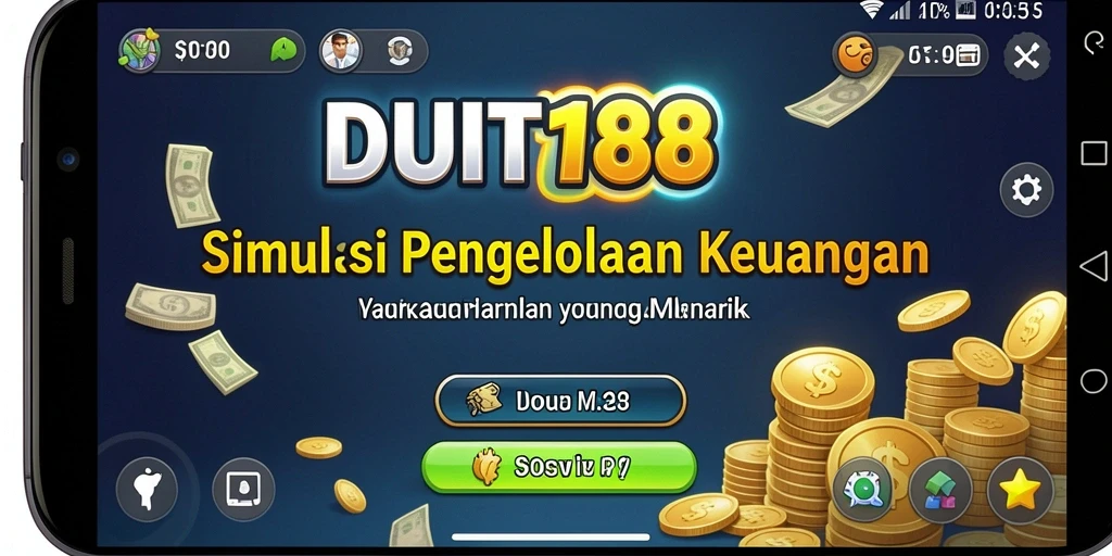 Screenshot gameplay DUIT188 yang menunjukkan pengelolaan keuangan.