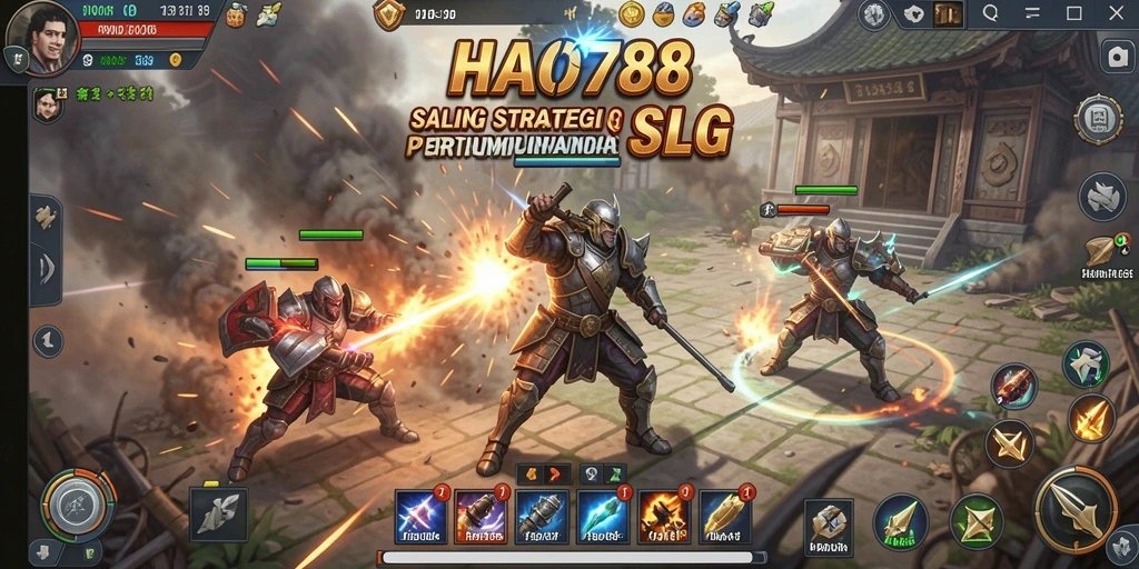 Tampilan gameplay menarik dengan pertempuran strategis di HAO788.