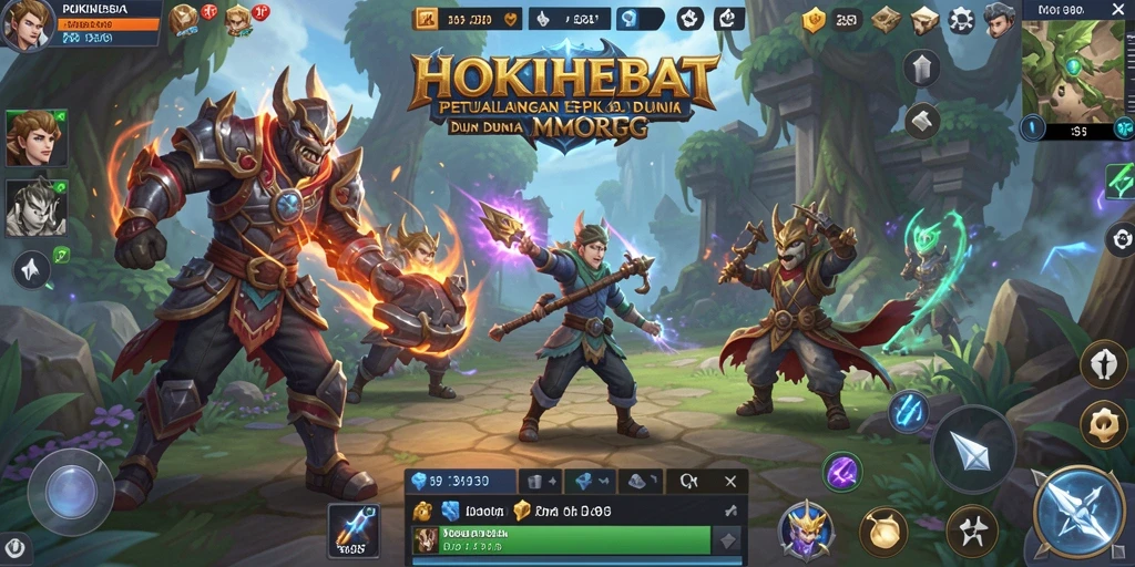 Gameplay epik HOKIHEBAT dengan aksi bertheran dan grafis memukau.
