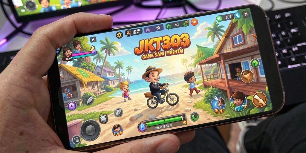 Tangkapan layar JKT303 menampilkan gameplay yang seru dan penuh warna.