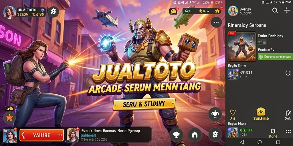 Tampilan gameplay JUALTOTO yang seru dan menantang.