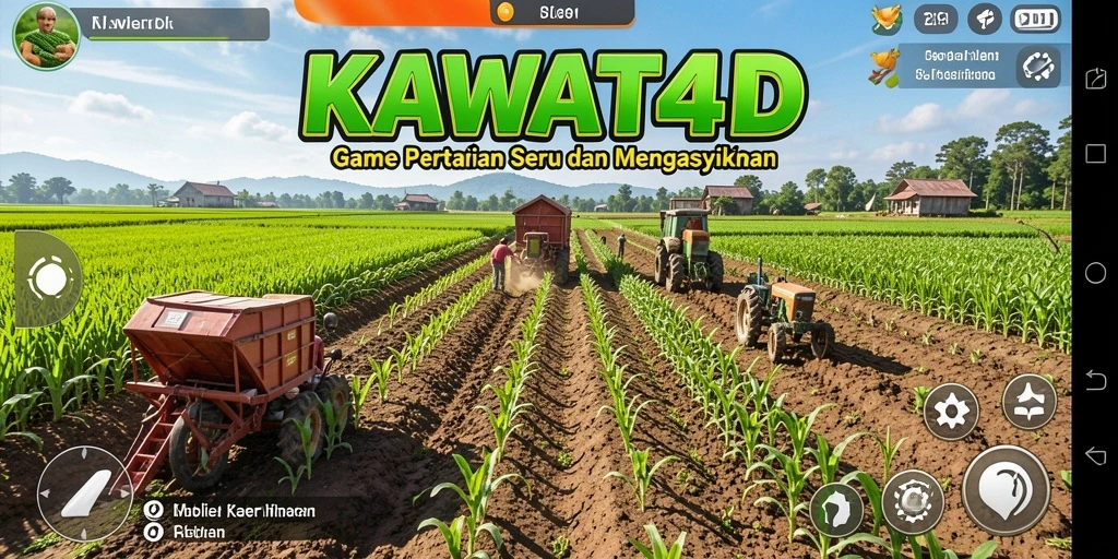 Gameplay KAWAT4D yang menarik dalam bertani dan berkebun.