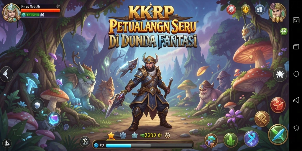 Screenshot dari KKRP menampilkan aksi seru dalam dunia petualangan yang luas.