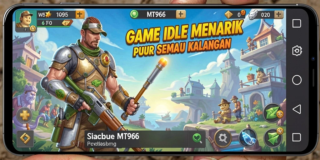 Screenshot menunjukan gameplay santai dan progresif dari MT966.