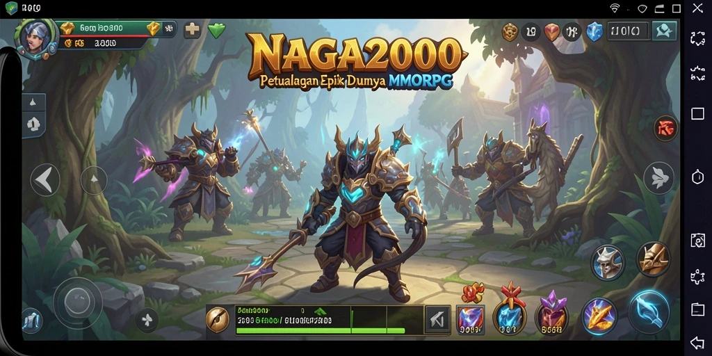 Tangkapan layar dari gameplay NAGA2000 yang epik dan menegangkan.