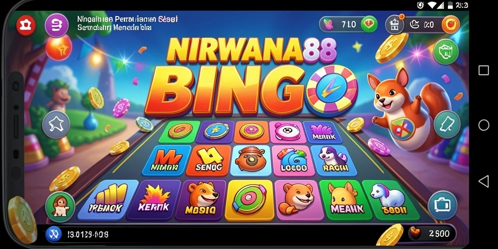 Tampilan gameplay Bingo yang seru dan interaktif di NIRWANA88.