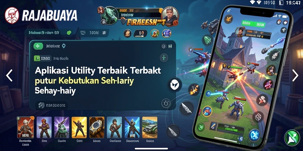 Tampilan antarmuka RAJABUAYA yang sederhana dan intuitif.