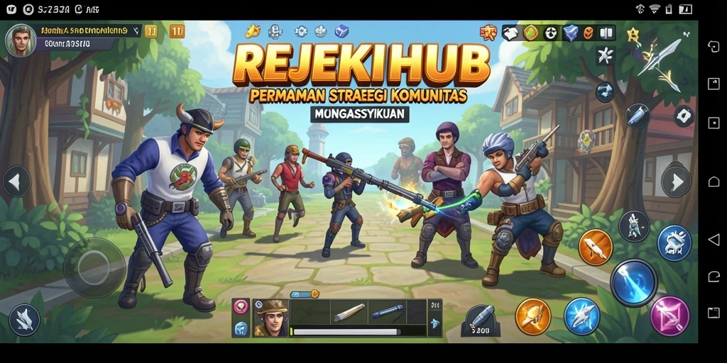Tampilan gameplay yang seru dan interaktif di REJEKIHUB.