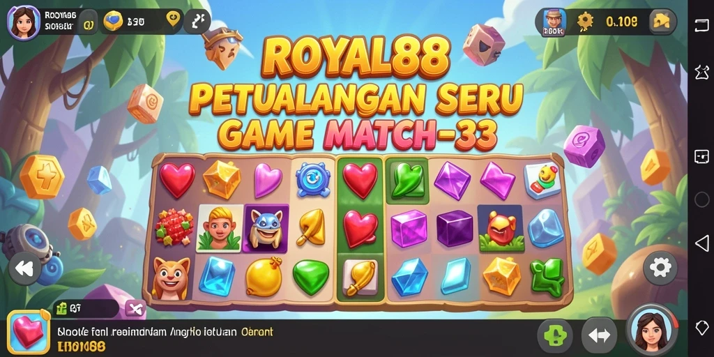 Tampilan gameplay seru dari ROYAL88 dengan berbagai tingkat kesulitan.