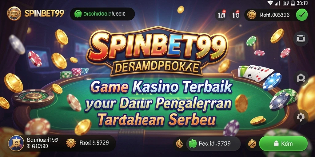 Screenshot SPINBET99 menampilkan gameplay kasino yang menegangkan dan menarik.