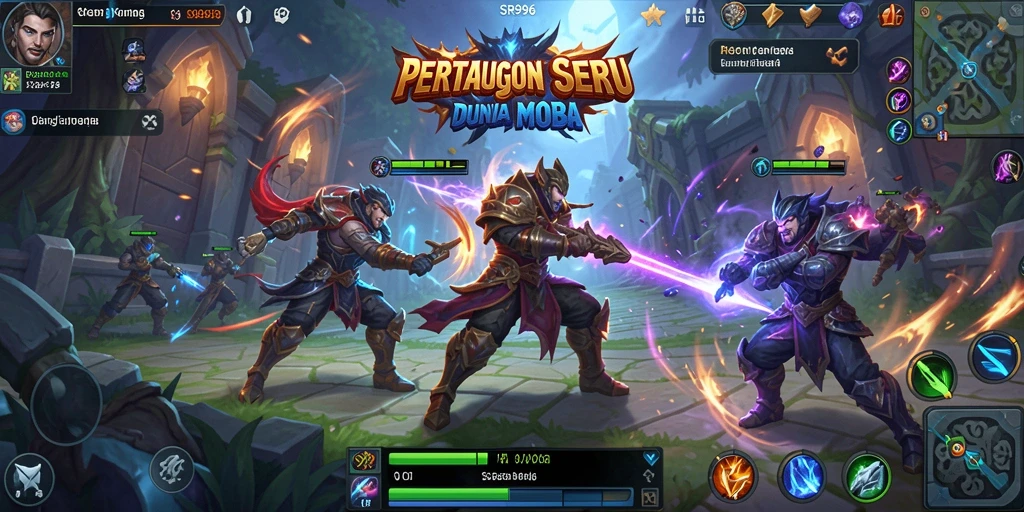 Gameplay seru SR996 dalam pertempuran MOBA yang menegangkan.