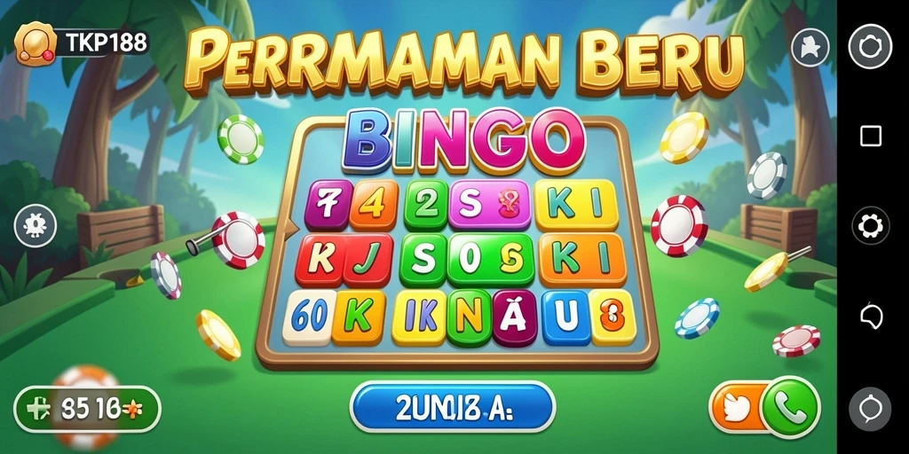 Gameplay seru Bingo di TKP188 yang menampilkan momen menarik.